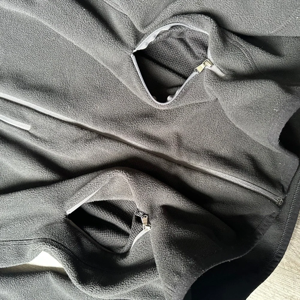 Polo Ralph Lauren Black Fleece Jacket Red Pony Performance‎ Men's L